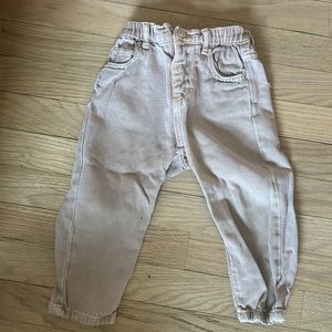 Zara relaxed washed denim